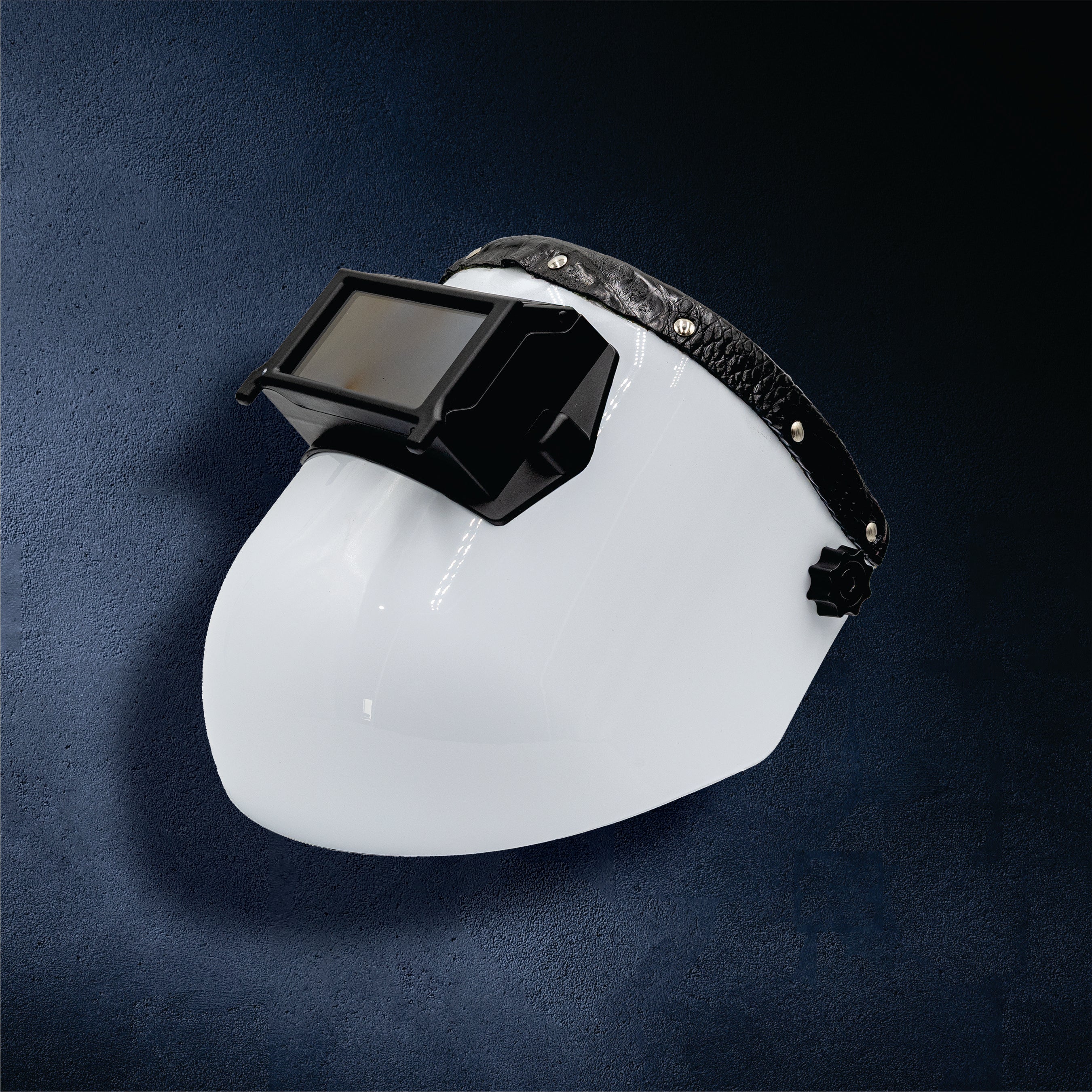Outlaw Leather Proliner — White Shell with Black Caiman